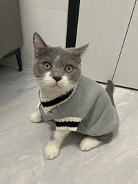 Thumbnail for Hand Knitted Cat Sweater