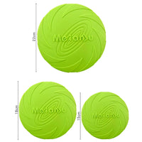 Thumbnail for Pet Dog Flying Disk Toy Silicone Dog Cat Toy Dog Game Flying Discs Resistant Chew Puppy Training Interactive Pet Supplies, Puppy Toys, Gift For Pet 40