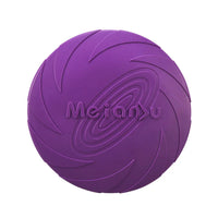 Thumbnail for Pet Dog Flying Disk Toy Silicone Dog Cat Toy Dog Game Flying Discs Resistant Chew Puppy Training Interactive Pet Supplies, Puppy Toys, Gift For Pet 40
