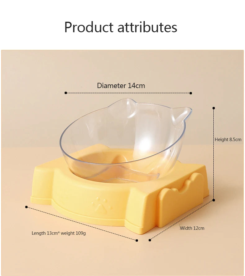 2 PCS Cat Food Bowl Automatic Feeder Water Dispenser Pet Dog Cat Food Container Drinking Raised Stand Dish bowl Pet Waterer Feeder water fountain 134