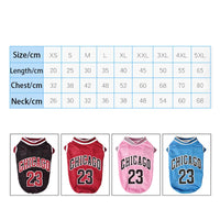 Thumbnail for Summer Dog Clothes Mesh Breathable Sport Dog Jersey Basketball Clothes Puppy T-Shirt Summer Pet Cat Shirts For Small Large Dogs, Gift For Pet 64
