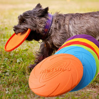 Thumbnail for Pet Dog Flying Disk Toy Silicone Dog Cat Toy Dog Game Flying Discs Resistant Chew Puppy Training Interactive Pet Supplies, Puppy Toys, Gift For Pet 40