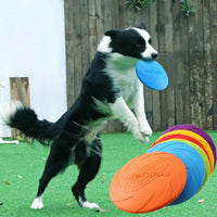 Thumbnail for Pet Dog Flying Disk Toy Silicone Dog Cat Toy Dog Game Flying Discs Resistant Chew Puppy Training Interactive Pet Supplies, Puppy Toys, Gift For Pet 40