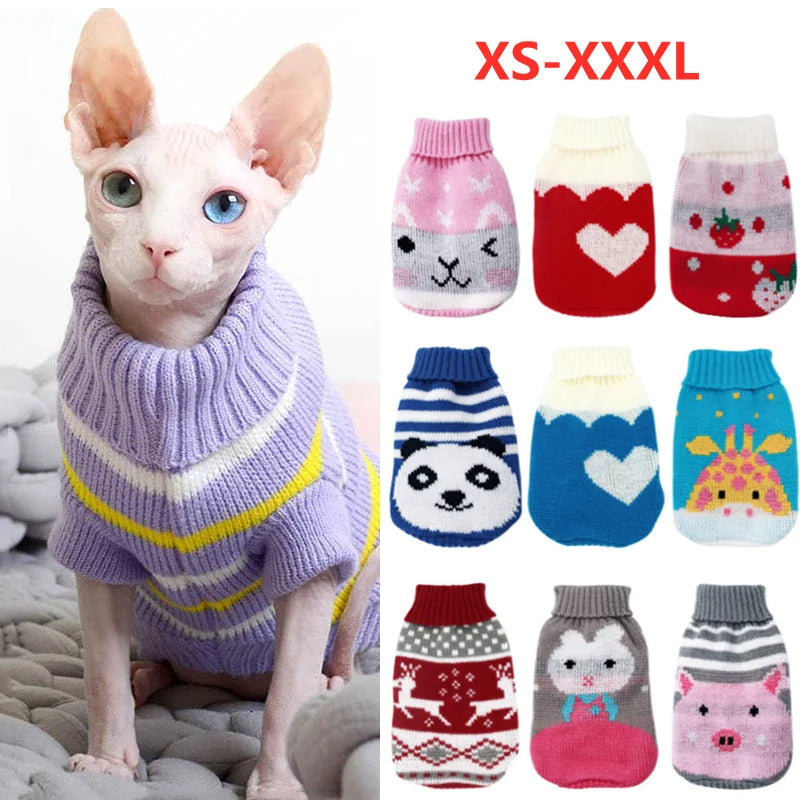 Cute Pet Sweater | Cute Dog Cloth | Cute Cat Cloth | S-3XL Pet Cloth 143