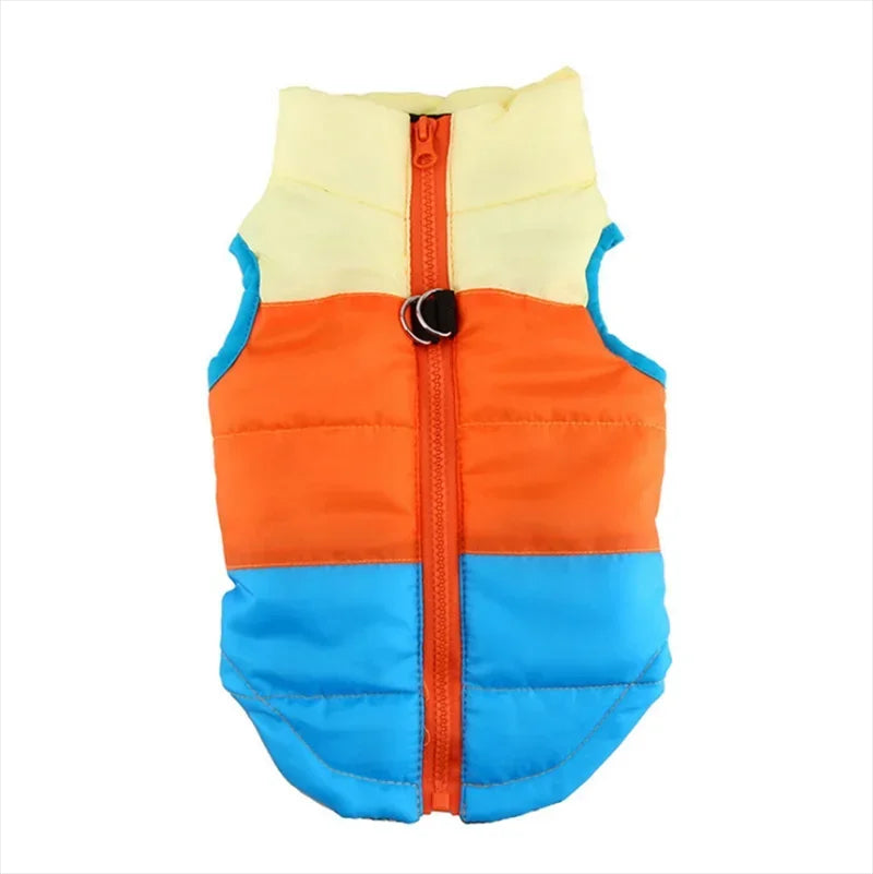 2PCS Winter Warm Dog Coat Jacket Windproof Dog Clothes for Small Dogs Padded Clothing Chihuahua Clothes Pet Supplies, Gift For Pet 140