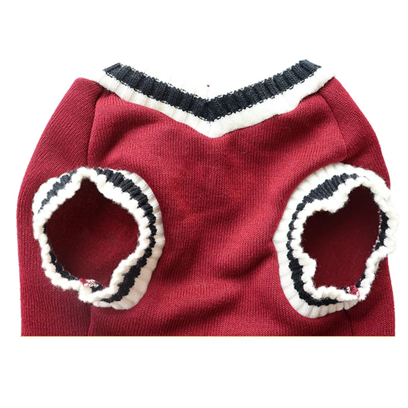 Hand Knitted Cat Sweater "Folklore", Taylor Cat Cardigan, Handmade Wool Cable Knit Jumper for Small Dog, Pet Clothes for Kitten or Puppy, Gift For Pet 61