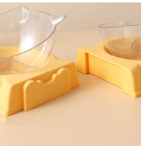 Thumbnail for 2 PCS Cat Food Bowl Automatic Feeder Water Dispenser Pet Dog Cat Food Container Drinking Raised Stand Dish bowl Pet Waterer Feeder water fountain 134