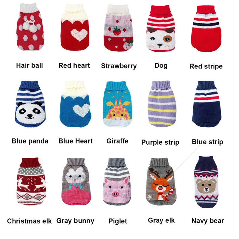 Cute Pet Sweater | Cute Dog Cloth | Cute Cat Cloth | S-3XL Pet Cloth 143