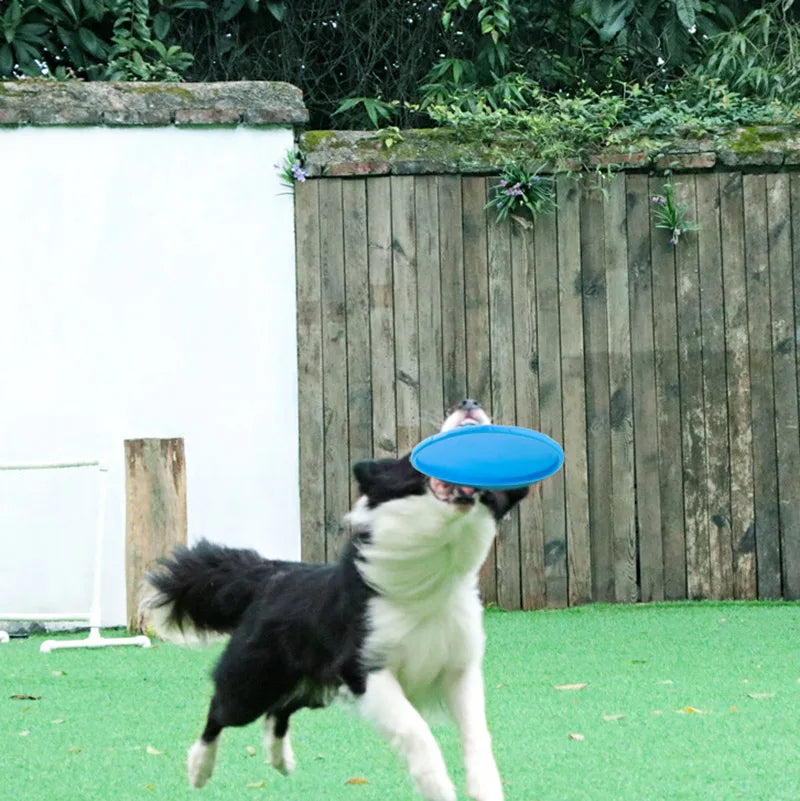 Pet Dog Flying Disk Toy Silicone Dog Cat Toy Dog Game Flying Discs Resistant Chew Puppy Training Interactive Pet Supplies, Puppy Toys, Gift For Pet 40