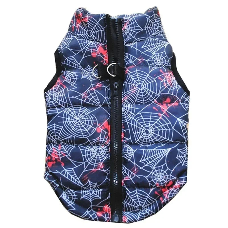 2PCS Winter Warm Dog Coat Jacket Windproof Dog Clothes for Small Dogs Padded Clothing Chihuahua Clothes Pet Supplies, Gift For Pet 140