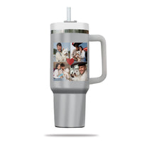 Thumbnail for Custom Pet Photo Tumbler 40oz With Handle, Dog Photo Tumbler, Puppies Tumbler with Straw, Dog Lover Tumbler, Favorite Pet Tumbler, Stainless Steel Tumbler, Insulated Tumbler, Pet Photo Gift with Custom Pet Image 10