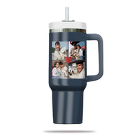 Thumbnail for Custom Pet Photo Tumbler 40oz With Handle, Dog Photo Tumbler, Puppies Tumbler with Straw, Dog Lover Tumbler, Favorite Pet Tumbler, Stainless Steel Tumbler, Insulated Tumbler, Pet Photo Gift with Custom Pet Image 10