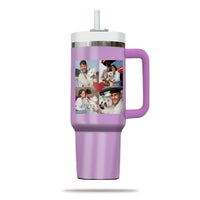 Thumbnail for Custom Pet Photo Tumbler 40oz With Handle, Dog Photo Tumbler, Puppies Tumbler with Straw, Dog Lover Tumbler, Favorite Pet Tumbler, Stainless Steel Tumbler, Insulated Tumbler, Pet Photo Gift with Custom Pet Image 10