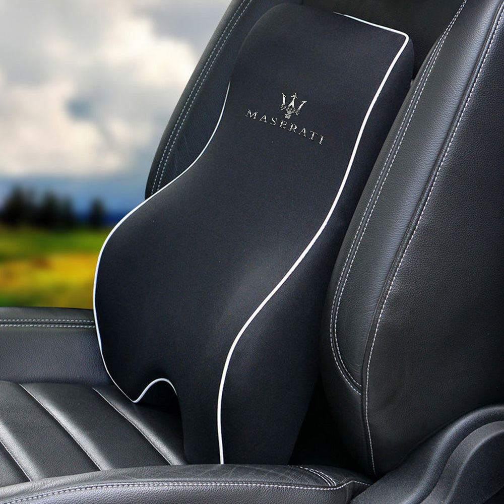 Lumbar Support Cushion for Car and Headrest Neck Pillow Kit, Custom For Your Cars, Ergonomically Design for Car Seat, Car Accessories MS13983