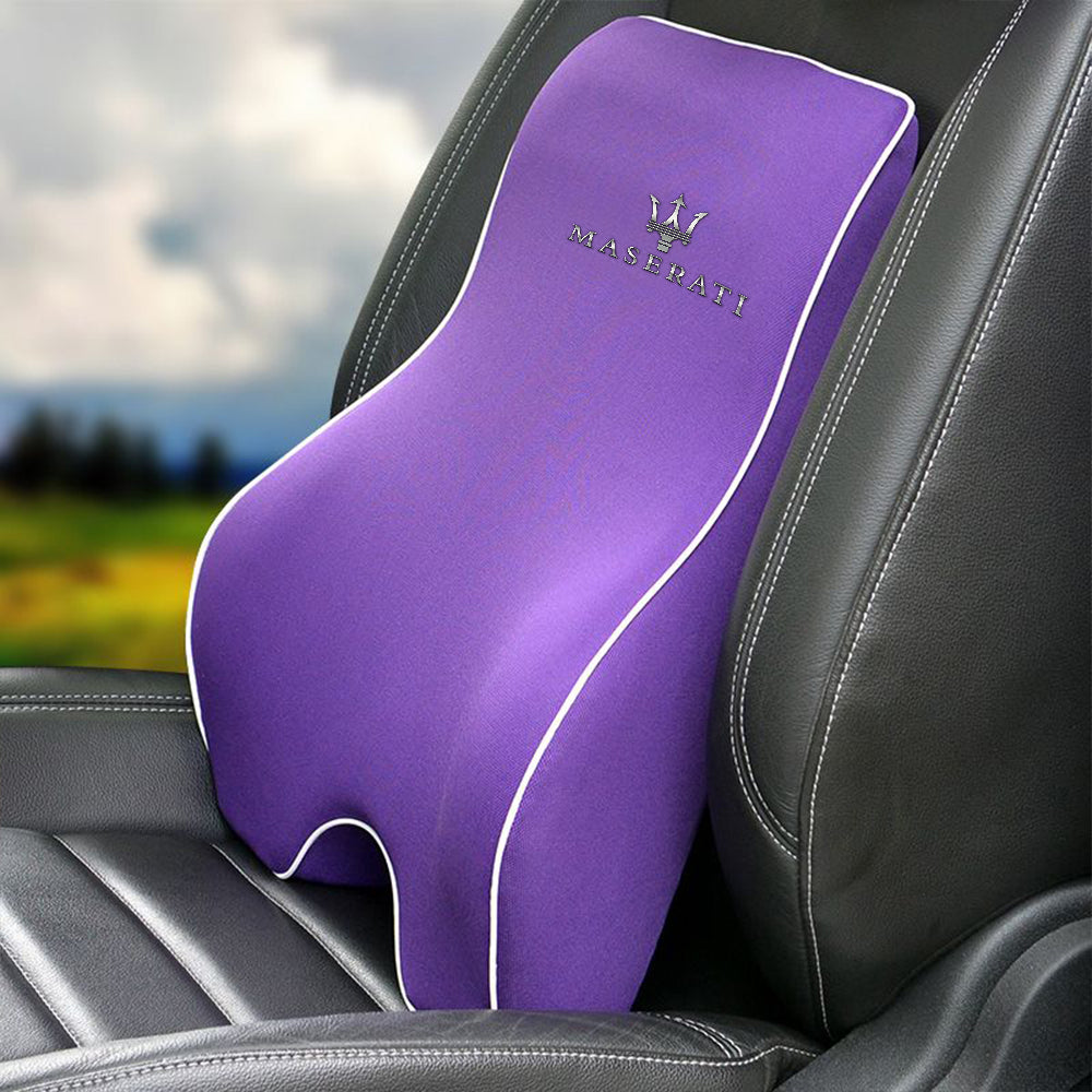 Lumbar Support Cushion for Car and Headrest Neck Pillow Kit, Custom For Your Cars, Ergonomically Design for Car Seat, Car Accessories MS13983