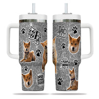 Thumbnail for Custom Pet Photo Tumbler 40oz With Handle, Watercolor Pet Portrait From Photo Tumbler, Puppies Tumbler with Straw, Dog Lover Tumbler, Favorite Pet Tumbler, Stainless Steel Tumbler, Insulated Tumbler, Pet Photo Gift with Custom Pet Image 21