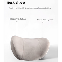 Thumbnail for Custom-Fit for Cars, Car Headrest (2 Piece) Premium Memory Foam Car Neck Pillow with Logo