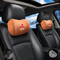 Thumbnail for Custom-Fit for Cars, Car Headrest (2 Piece) Premium Memory Foam Car Neck Pillow with Logo