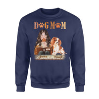 Thumbnail for Personalized Dog Gift Idea - Dog Mom And Book, Gift For Dog Lover - Standard Crew Neck Sweatshirt