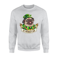 Thumbnail for Personalized St. Patrick Gift Idea - Funny Mr. Bulldog - Standard Crew Neck Sweatshirt