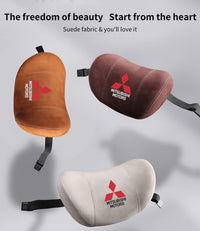 Thumbnail for Custom-Fit for Cars, Car Headrest (2 Piece) Premium Memory Foam Car Neck Pillow with Logo