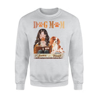 Thumbnail for Personalized Dog Gift Idea - Dog Mom And Book, Gift For Dog Lover - Standard Crew Neck Sweatshirt