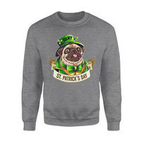 Thumbnail for Personalized St. Patrick Gift Idea - Funny Mr. Bulldog - Standard Crew Neck Sweatshirt