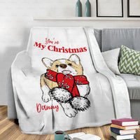 Thumbnail for Personalized Dog Gift Idea - You're My Christmas For Dog Lover - Fleece Blanket