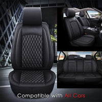 Thumbnail for 2 Car Seat Covers Full Set, Custom For Your Cars, Waterproof Leather Front Rear Seat Automotive Protection Cushions, Car Accessories TS13988