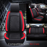 Thumbnail for 2 Car Seat Covers Full Set, Custom For Your Cars, Waterproof Leather Front Rear Seat Automotive Protection Cushions, Car Accessories TS13988