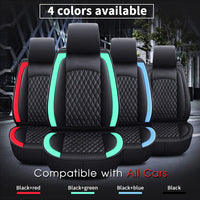 Thumbnail for 2 Car Seat Covers Full Set, Custom For Your Cars, Waterproof Leather Front Rear Seat Automotive Protection Cushions, Car Accessories TS13988