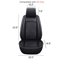 Thumbnail for 2 Car Seat Covers Full Set, Custom For Your Cars, Waterproof Leather Front Rear Seat Automotive Protection Cushions, Car Accessories TS13988