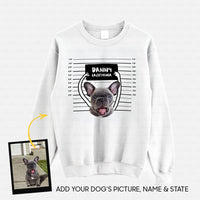 Thumbnail for Personalized Gift - Funny Sketching Line Art Gift For Puppy Lovers - Standard Crew Neck Sweatshirt