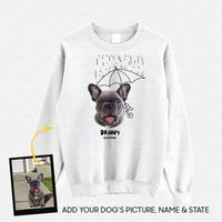 Thumbnail for Personalized Gift - Funny Sketching Line Art Gift For Puppy Lovers - Standard Crew Neck Sweatshirt