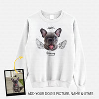 Thumbnail for Personalized Gift - Funny Sketching Line Art Gift For Puppy Lovers - Standard Crew Neck Sweatshirt
