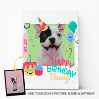 Thumbnail for Personalized Creative Dog Gift Idea - Happy Birthday For Dog Lover - Matte Canvas