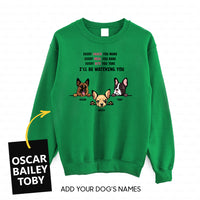 Thumbnail for Personalized Dog Gift Idea - 3 Dog Every Snack You Make 1 For Dog Lovers - Standard Crew Neck Sweatshirt