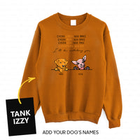 Thumbnail for Personalized Dog Gift Idea - 2 Dogs Every Snack You Make For Dogs Lovers - Standard Crew Neck Sweatshirt