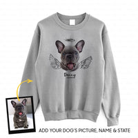 Thumbnail for Personalized Gift - Funny Sketching Line Art Gift For Puppy Lovers - Standard Crew Neck Sweatshirt