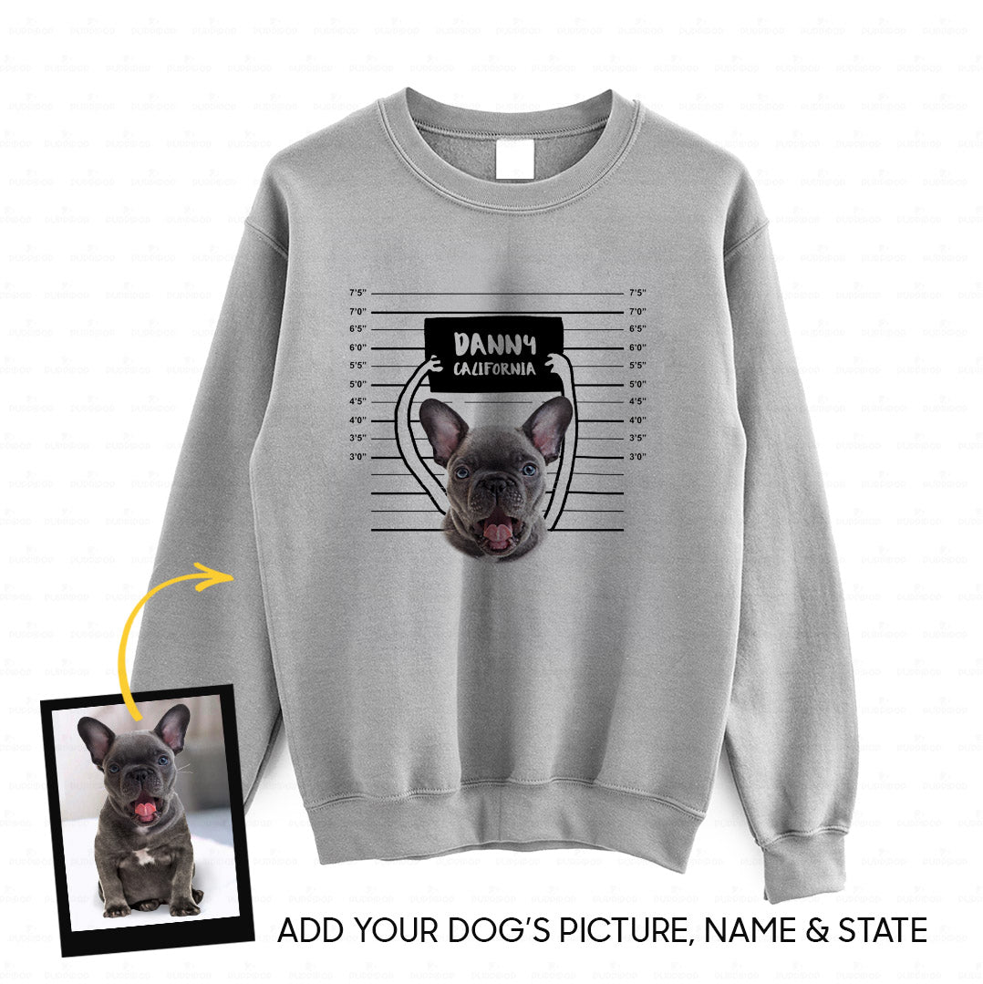 Personalized Gift - Funny Sketching Line Art Gift For Puppy Lovers - Standard Crew Neck Sweatshirt