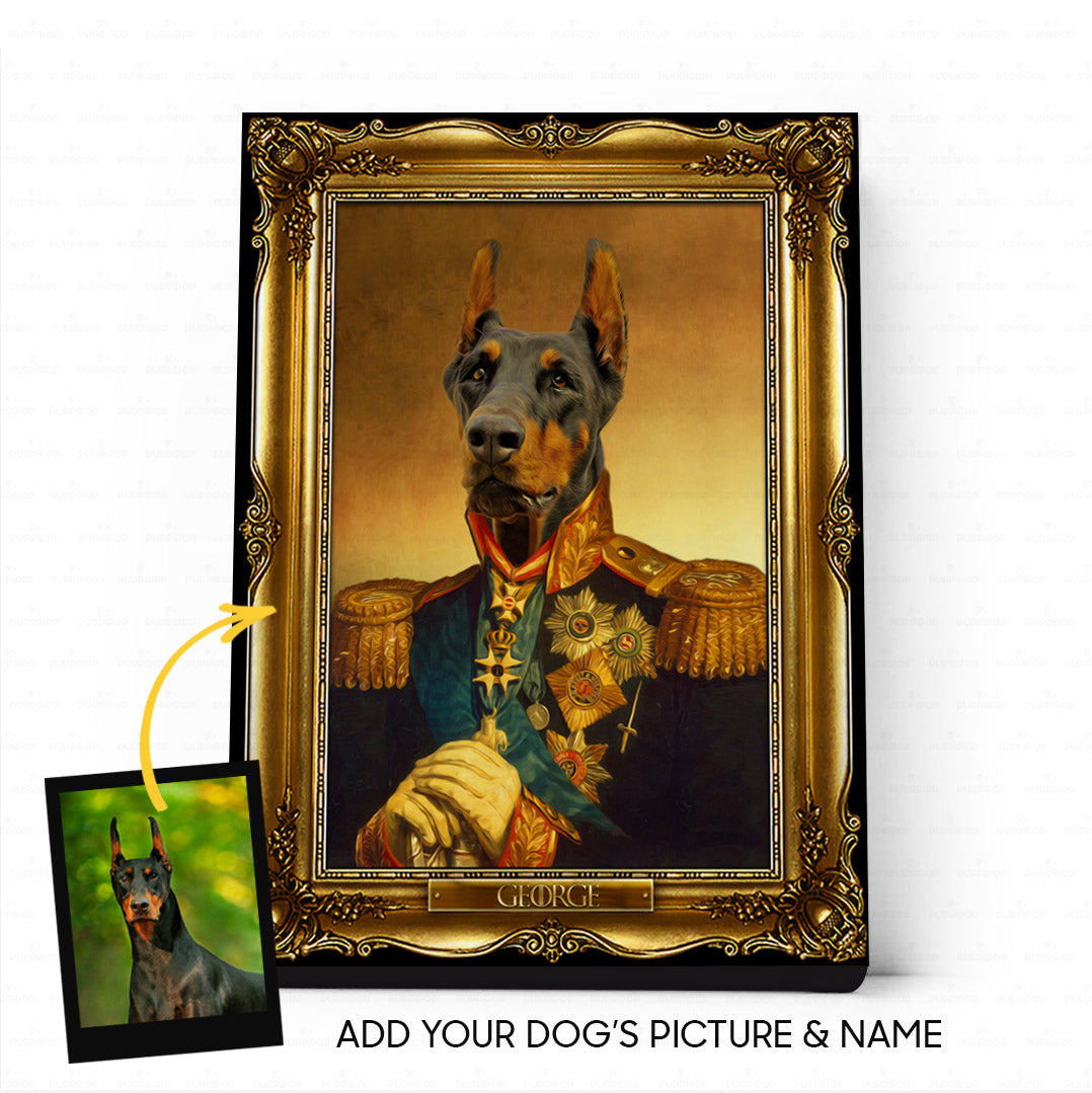 Personalized Dog Gift Idea - Royal Dog's Portrait For Dog Lovers - Matte Canvas
