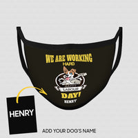 Thumbnail for Personalized Dog Gift Idea - Celebrate Labors Day We Are Working Hard For Dog Lovers - Cloth Mask
