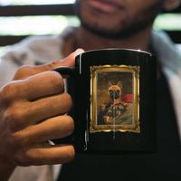 Thumbnail for Personalized Dog Gift Idea - Royal Dog's Portrait For Dog Lovers - Black Mug