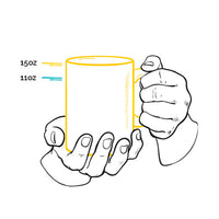 Thumbnail for Personalized Mug Line Art For Dog Lover - Friendship Sketching - White Mug