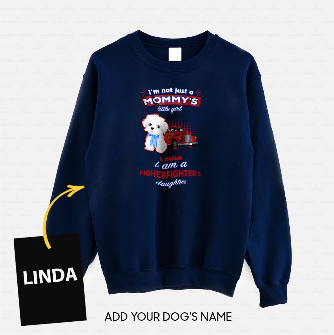 Personalized Dog Gift Idea - I'm Not Just A Mom, I Am Also A Firefighter For Dog Lover - Standard Crew Neck Sweatshirt