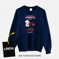 Thumbnail for Personalized Dog Gift Idea - I'm Not Just A Mom, I Am Also A Firefighter For Dog Lover - Standard Crew Neck Sweatshirt
