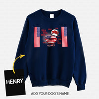 Thumbnail for Personalized Dog Gift Idea - America Let's Say Yes For Dog Lovers - Standard Crew Neck Sweatshirt