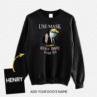 Thumbnail for Personalized Dog Gift Idea - Workers Stay Safe Long Life Please Use Mask For Dog Lovers - Standard Crew Neck Sweatshirt
