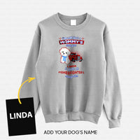 Thumbnail for Personalized Dog Gift Idea - I'm Not Just A Mom, I Am Also A Firefighter For Dog Lover - Standard Crew Neck Sweatshirt