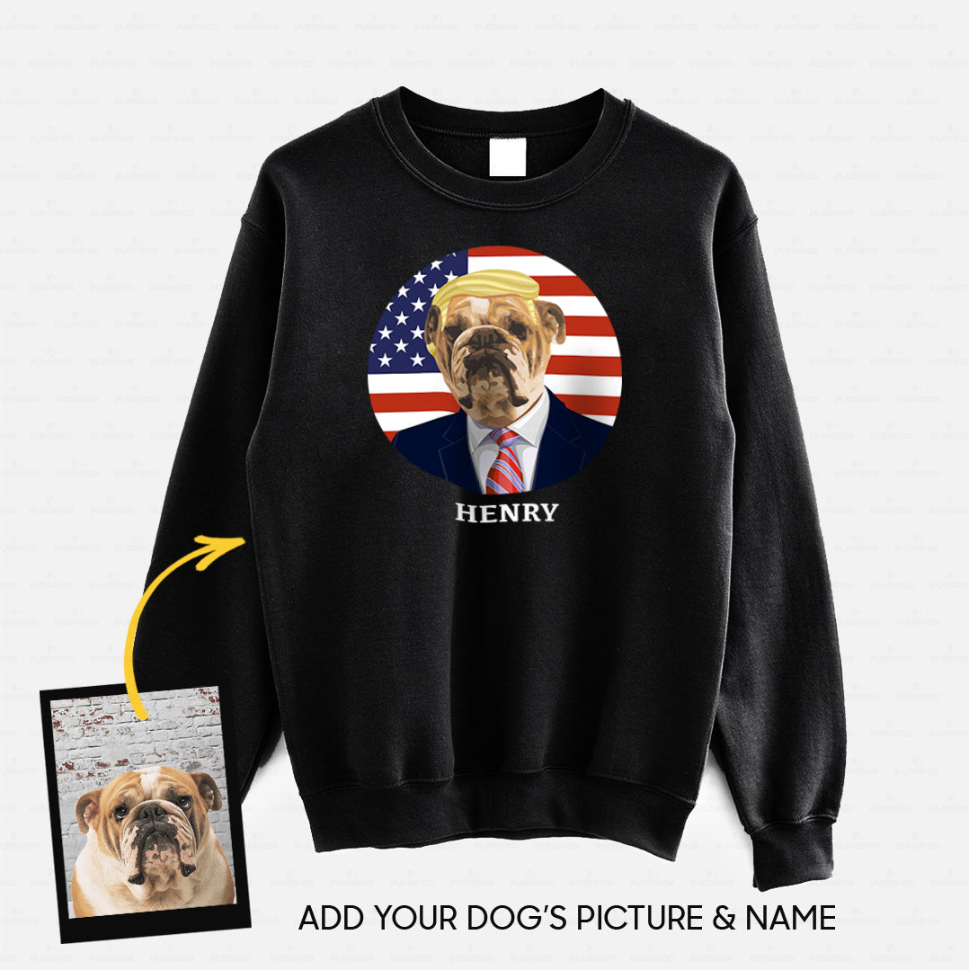 Personalized Dog Gift Idea - Dog President For Dog Lovers - Standard Crew Neck Sweatshirt